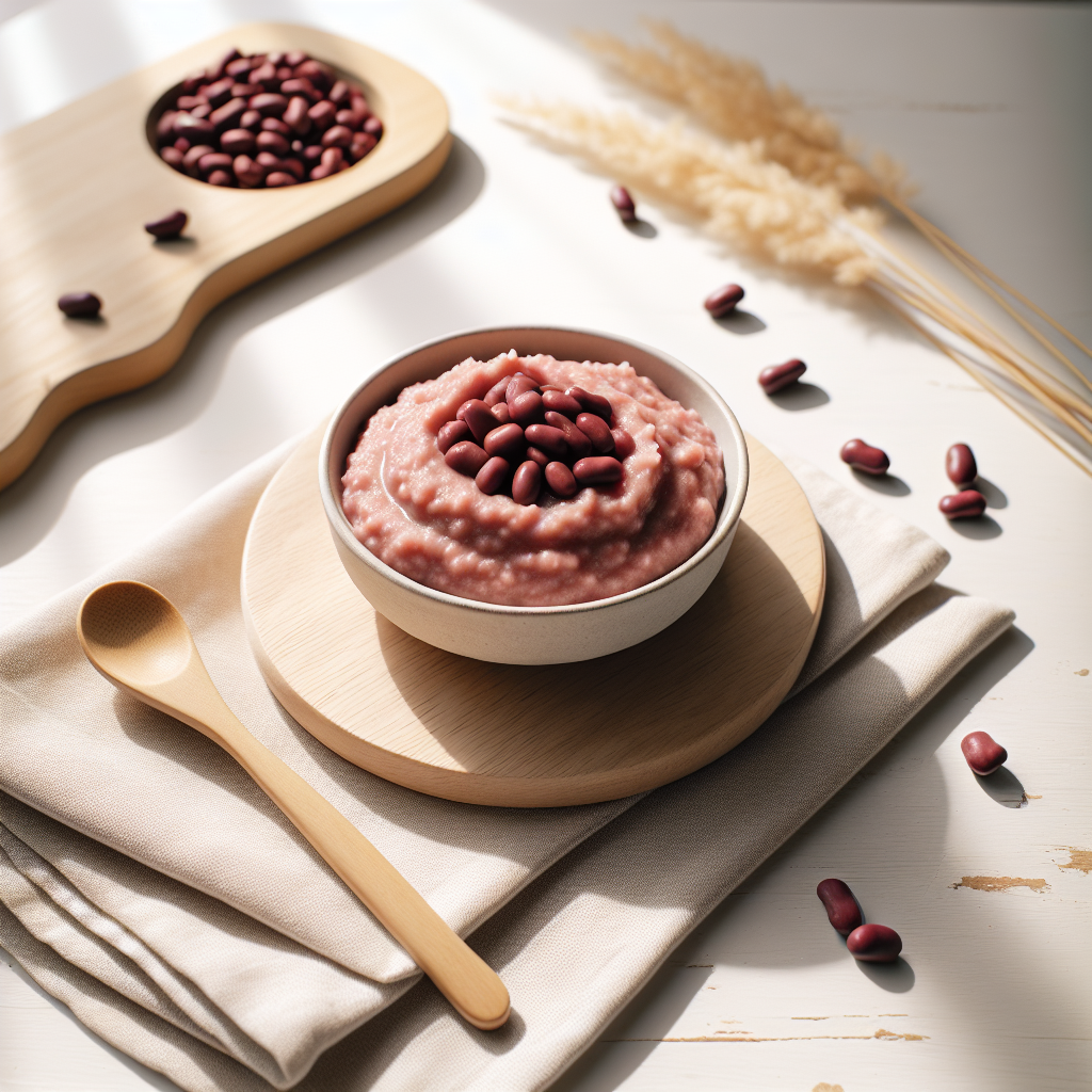 Adzuki bean mashed